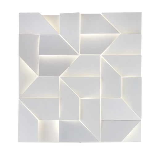 Blanche Square White LED Dimmable Wall Light - Lighting.co.za