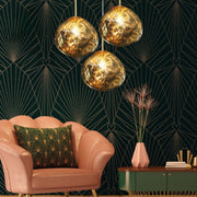 Molten Chrome | Copper | Gold Pendant Light 2 Sizes - Lighting.co.za