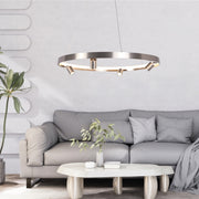 Nice Black or Silver Ring LED Pendant Light 3 Sizes - Lighting.co.za