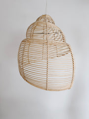 Seashell Natural Rattan Pendant Light - Lighting.co.za
