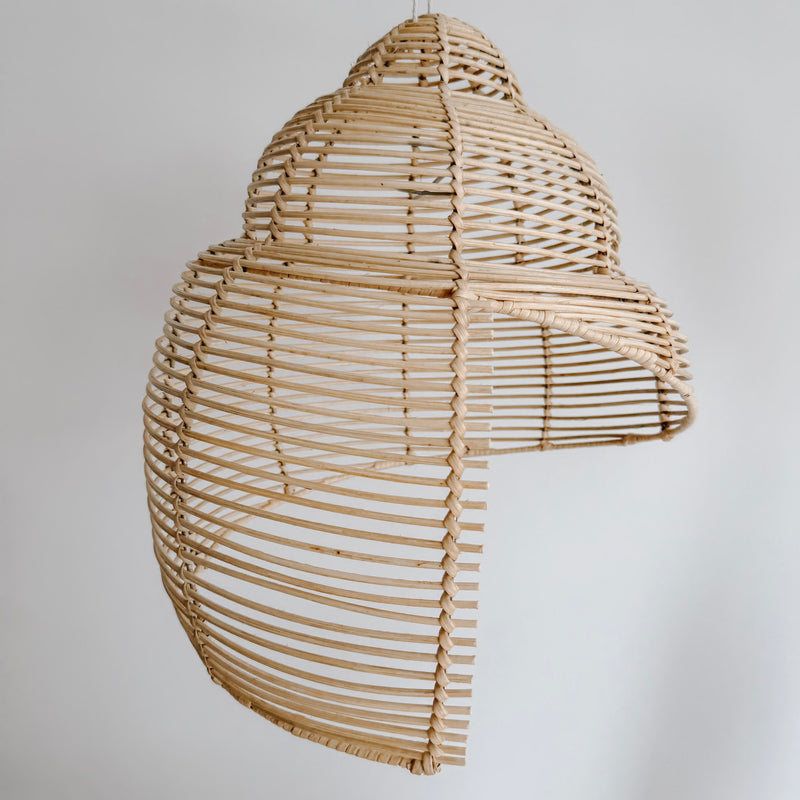 Seashell Natural Rattan Pendant Light - Lighting.co.za