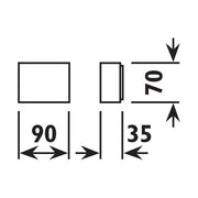 Jose White or Silver LED Wall Light - Lighting.co.za