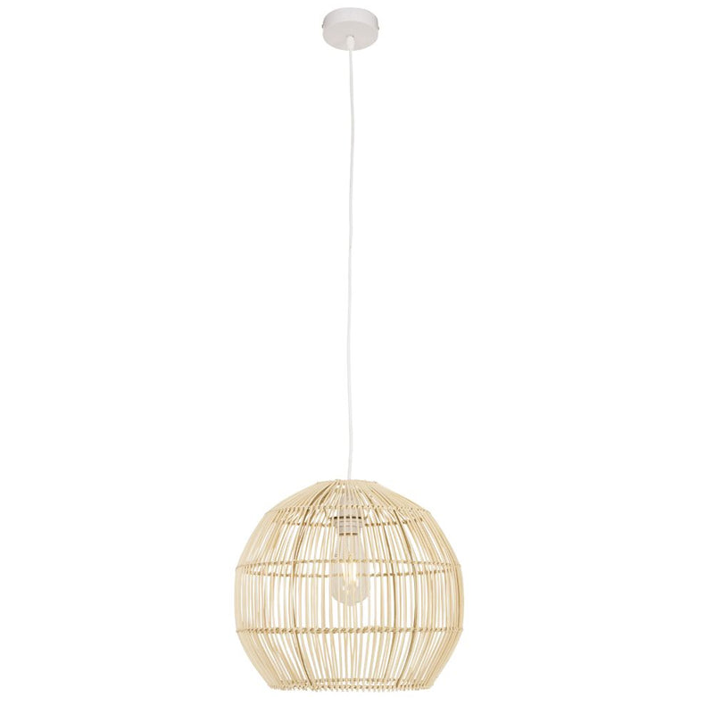 Lamaria Natural Woven Rattan Pendant Light