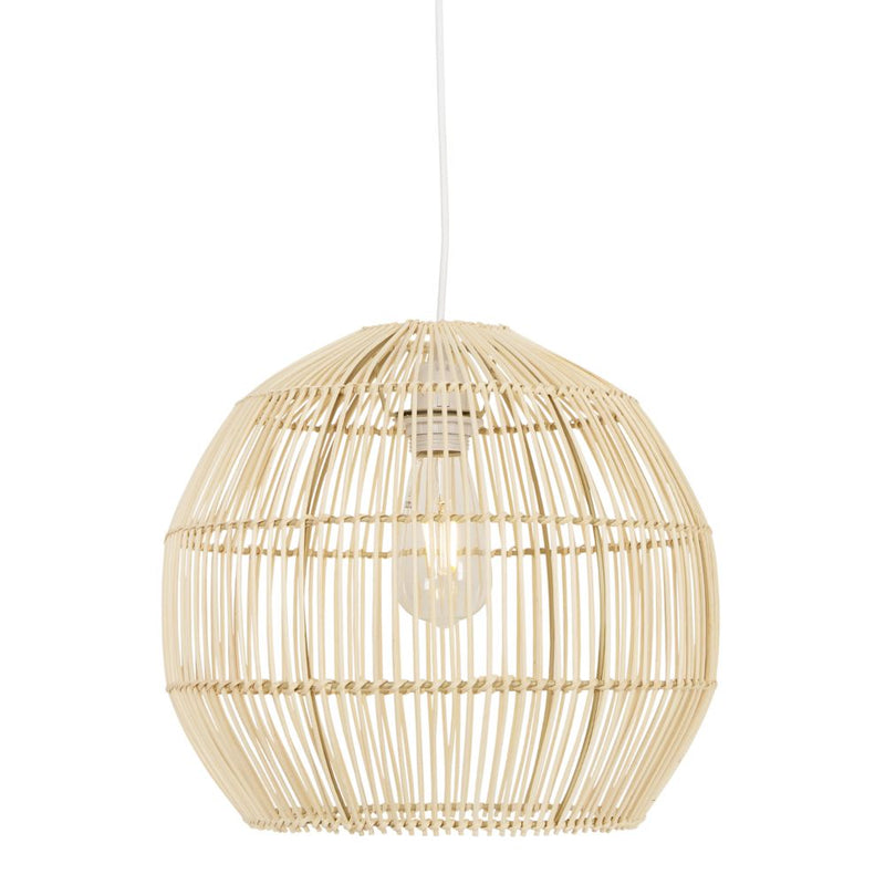 Lamaria Natural Woven Rattan Pendant Light