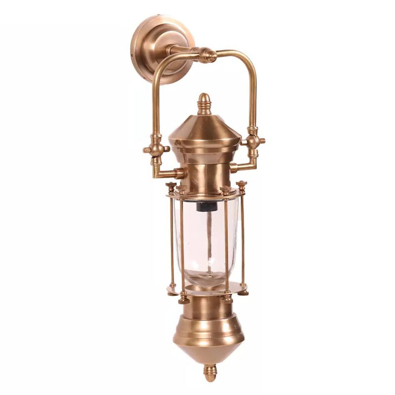 Lisbon Tall Vintage Antique Brass | Antique Silver Wall Light