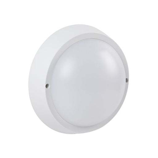 Loften Round Black | White Bulkhead LED Outdoor Wall Light 4 Sizes - Outdoor Wall Light - Lighting.co.za