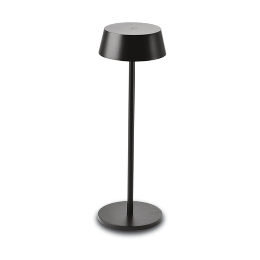 Lola Pro Smooth Shade Black | White | Coffee Rechargeable Table Lamp - Lighting.co.za
