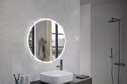 Mia Round Frontlit LED Bathroom Mirror 3 Sizes - Lighting.co.za