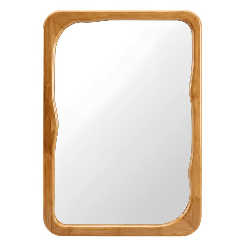 Madison Irregular Square Wood Mirror