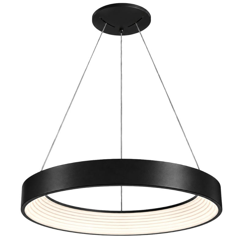 Marlow Black or White CCT LED Pendant Light with Adjustable Remote