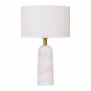 Milan White Marble Table Lamp - Table Lamp - Lighting.co.za