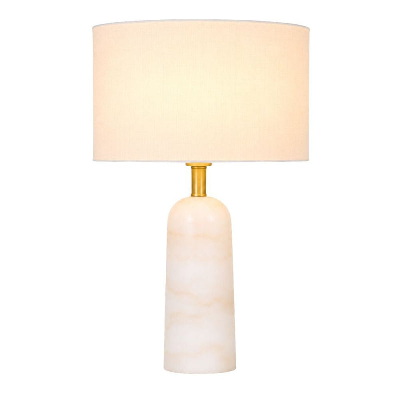 Milan White Marble Table Lamp - Table Lamp - Lighting.co.za