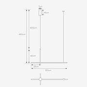 Minimal Black LED Pendant Light - Lighting.co.za