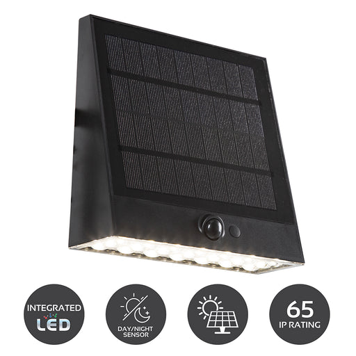 Anali Solar LED Outdoor Foot Wall Light - Lighting.co.za
