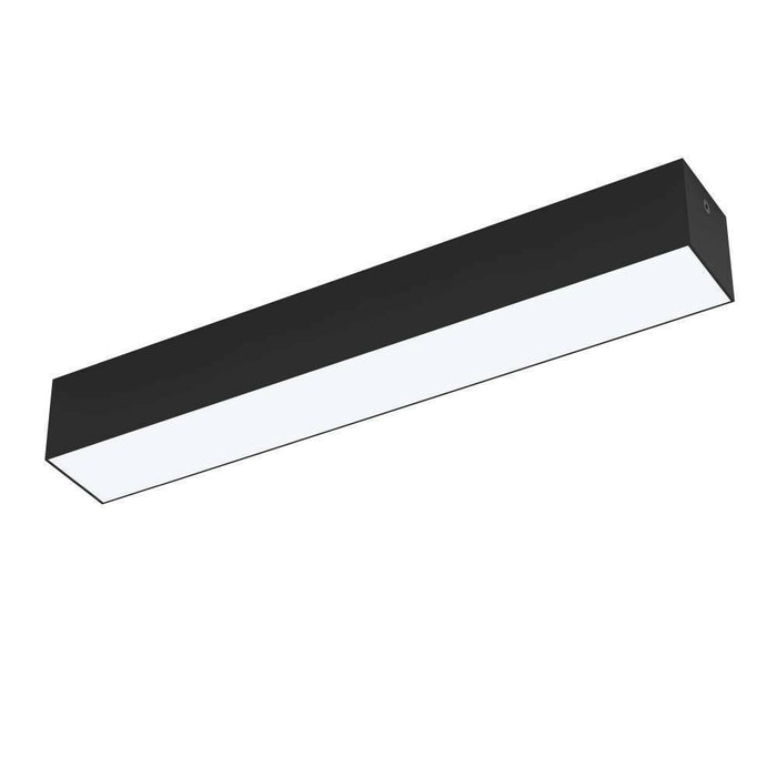 Salitta Black Linear Outdoor Surface Mount LED Ceiling Light