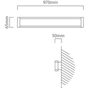 Neviano Black Outdoor Wall Light 2 Sizes - Lighting.co.za