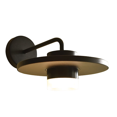 Plato Black 7W LED Outdoor Wall Light - Lighting.co.za