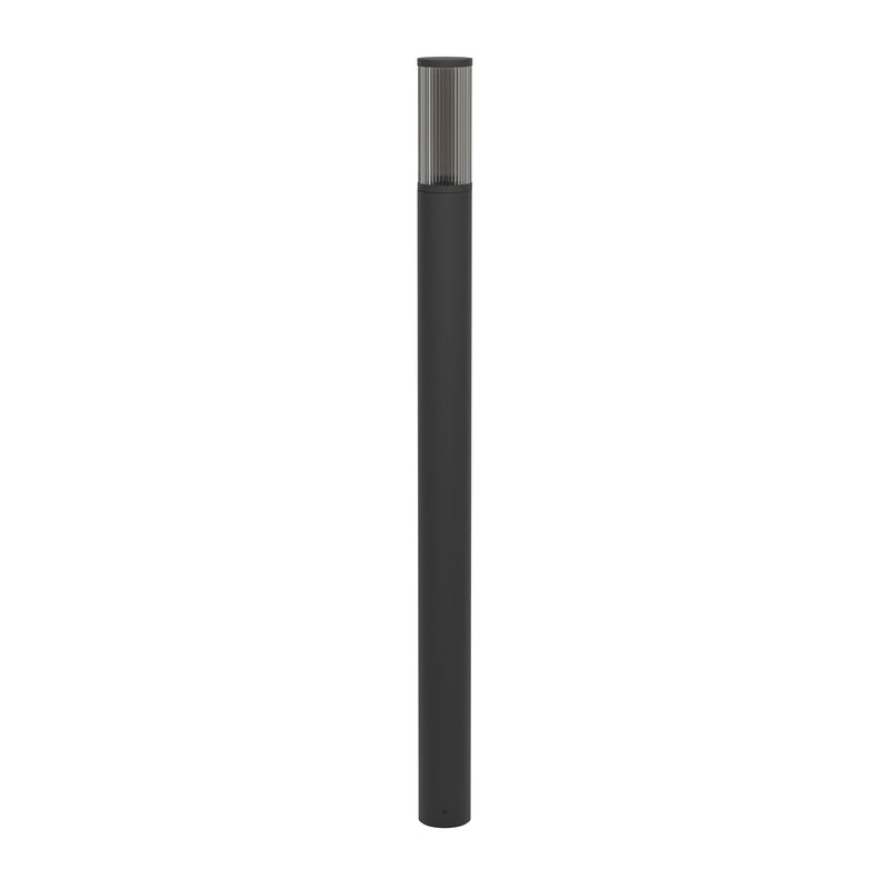 Salle Black Outdoor Bollard Light 2 Sizes - Lighting.co.za