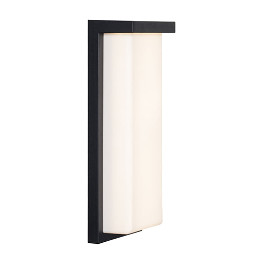 Lone Black LED Outdoor Wall Light 2 Sizes - Lighting.co.za