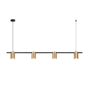 Occhio 4 or 6 Light Black | Gold | White Linear Pendant Light - Lighting.co.za