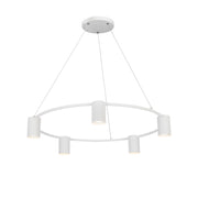 Occhio 5 Light Black | Gold | White Round Pendant Light - Lighting.co.za