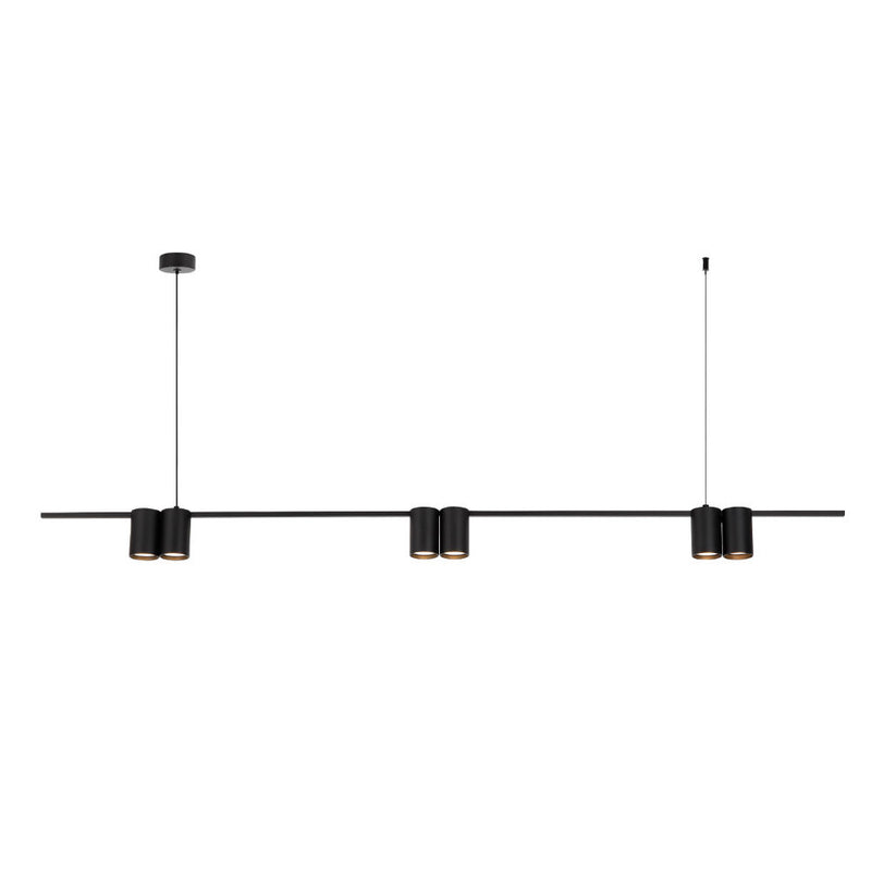 Occhio 4 or 6 Light Black | Gold | White Linear Pendant Light - Lighting.co.za
