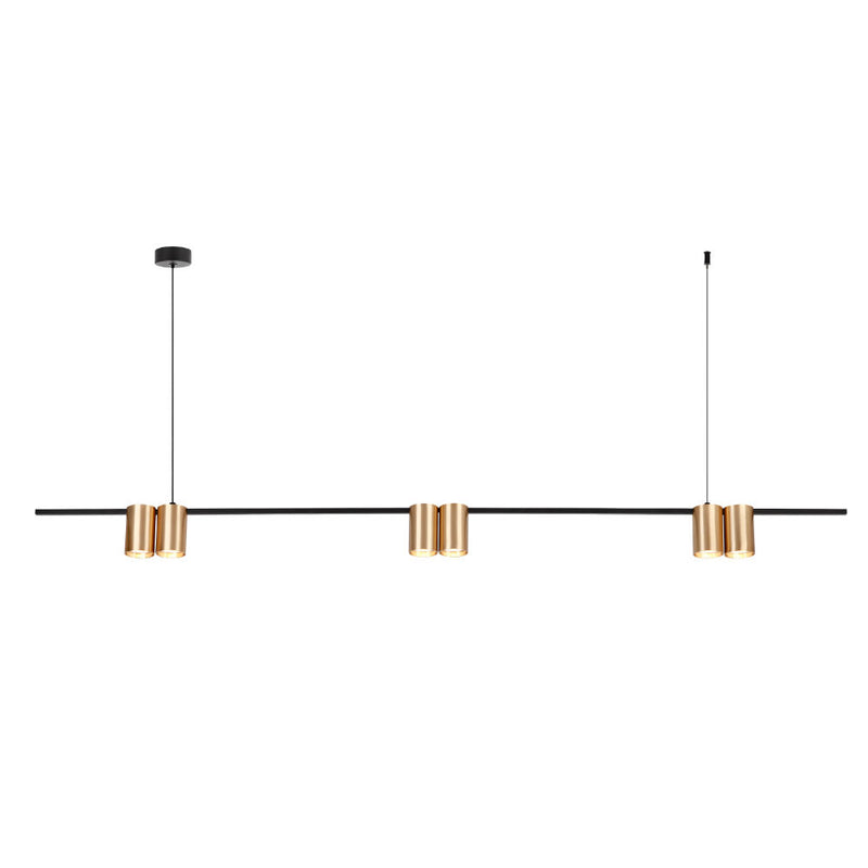 Occhio 4 or 6 Light Black | Gold | White Linear Pendant Light - Lighting.co.za
