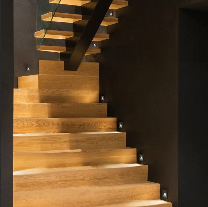 Orion Square Wink Black or White CTC LED Step Light - Lighting.co.za