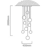 Aurora LED Cluster Pendant Light 2 Sizes - Lighting.co.za