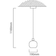 Oilella Smoke Glass Pendant Light - Lighting.co.za