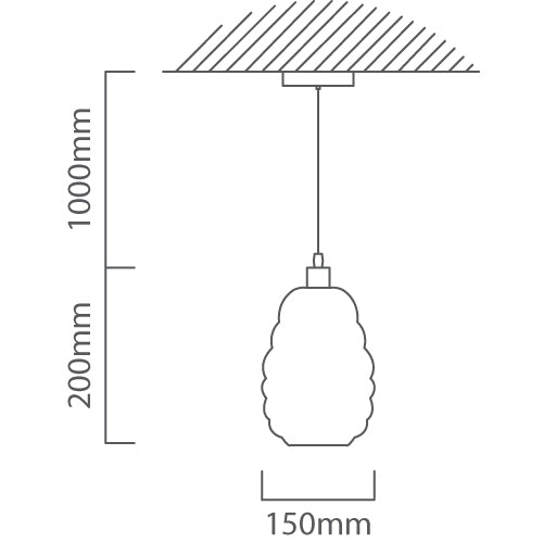 Weavesphere White Long Pendant Light - Lighting.co.za