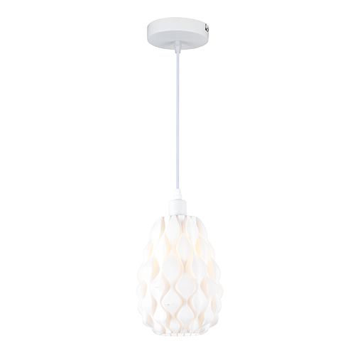 Weavesphere White Long Pendant Light - Lighting.co.za