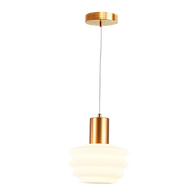 Beehive Gold and White 1 or 3 Light Pendant Light - Lighting.co.za