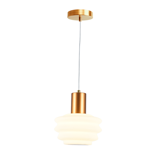 Beehive Gold and White 1 or 3 Light Pendant Light - Lighting.co.za