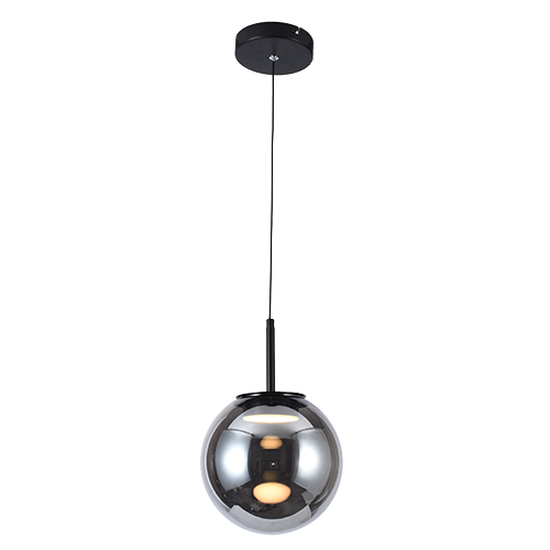 Orb Smoke Glass LED Pendant Light - Lighting.co.za