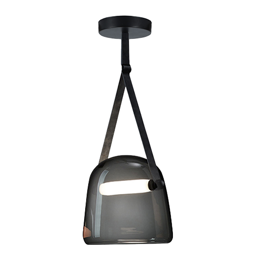 Moderno Smoke Glass LED Pendant Light