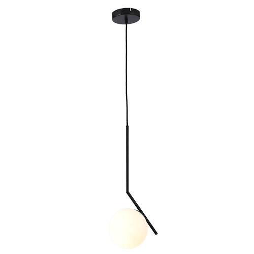 Balance Black and White Glass Pendant Light - Lighting.co.za