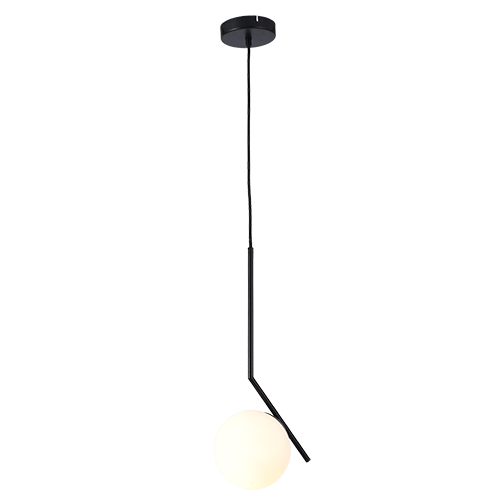 Balance Black and White Glass Pendant Light - Lighting.co.za