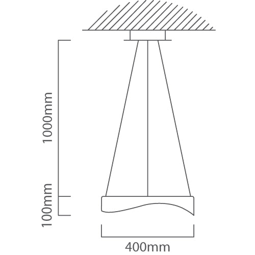 Ellipse Wood Look LED Pendant Light - Lighting.co.za