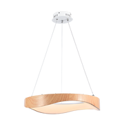 Ellipse Wood Look LED Pendant Light - Lighting.co.za