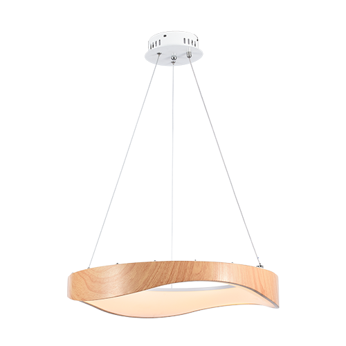 Ellipse Wood Look LED Pendant Light - Lighting.co.za