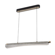 Flare Black and Gold with Clear LED Pendant Light - Lighting.co.za