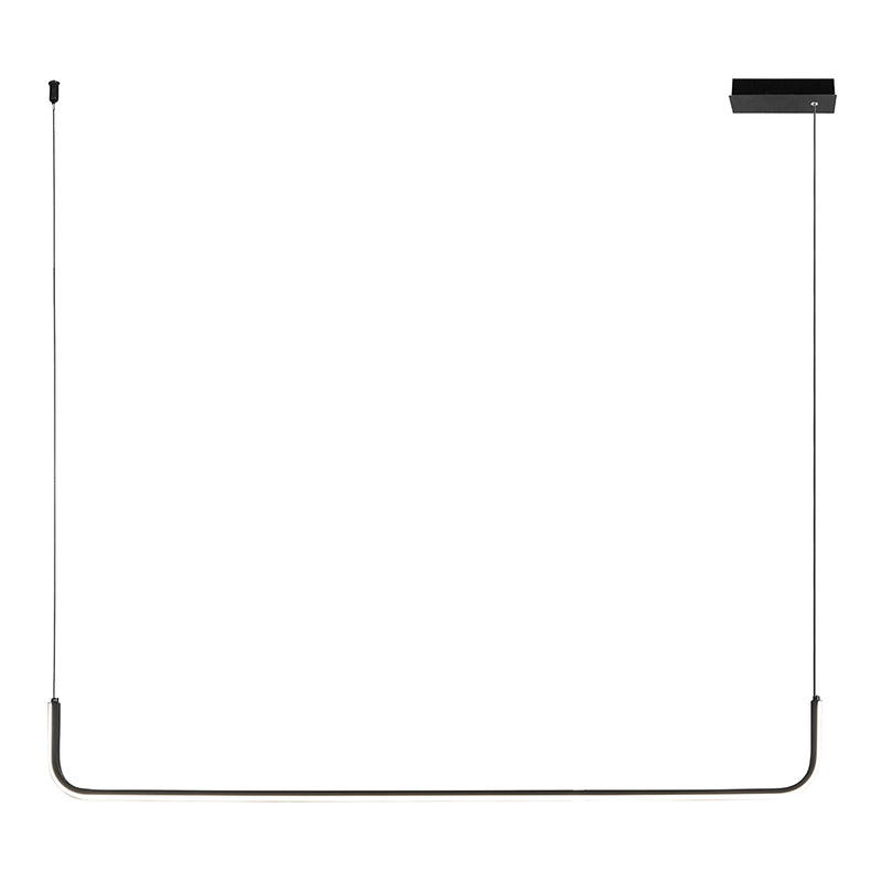 Veo Black Slim LED Linear Pendant Light - Lighting.co.za