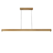 Ona White Ash Wood Linear LED Slim Pendant Light - Lighting.co.za