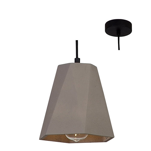 Burke Angular Stone Pendant Light - Lighting.co.za