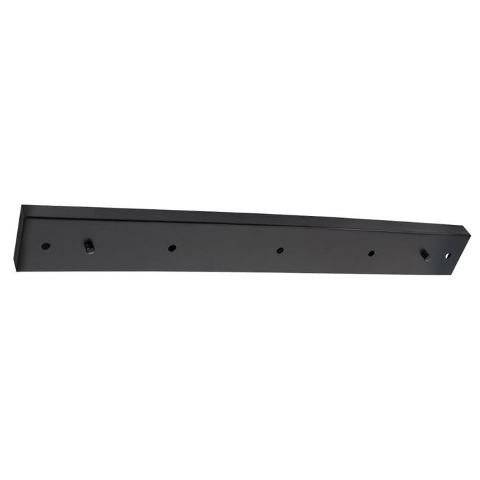 Black Rectangular Ceiling Plate Accessory For Pendant Clusters 2 Sizes - Lighting.co.za