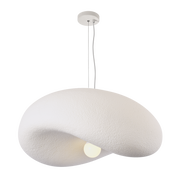 Jasper White or Black Organic Pendant Light 3 Sizes - Lighting.co.za