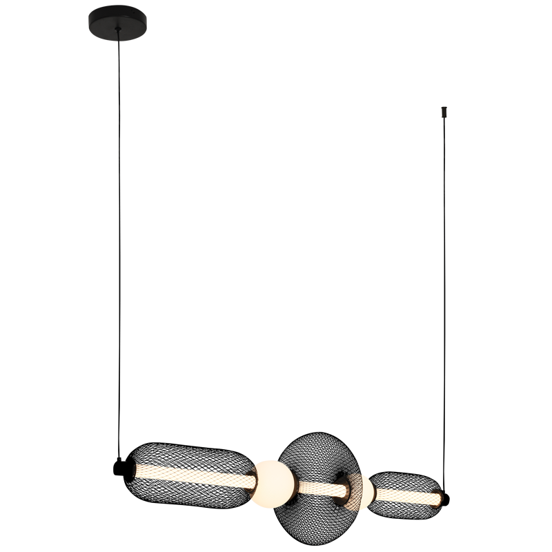 Jada Style 1 Black Mesh LED Pendant Light - Lighting.co.za