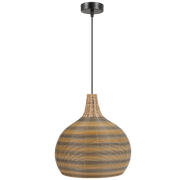 Tulum Natural Rattan Look Pendant Light - Lighting.co.za