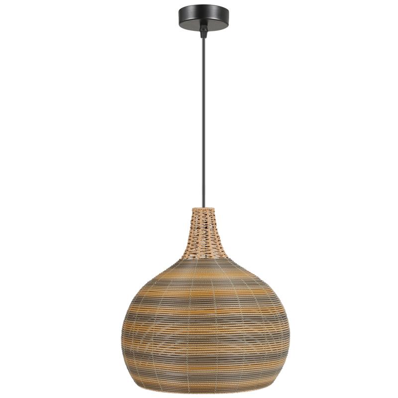 Tulum Natural Rattan Look Pendant Light - Lighting.co.za